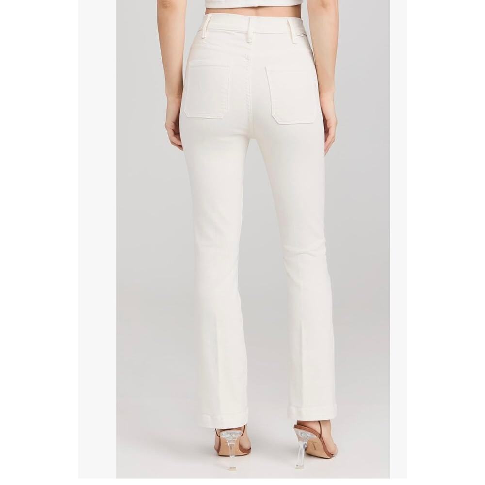Mother Denim The Hustler Cream Puffs Jeans - Size 25 - Picture 3 of 11